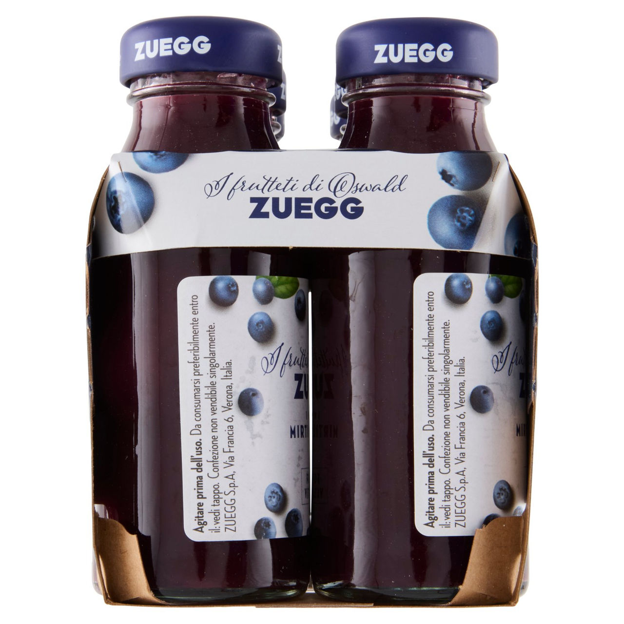 Zuegg Nettare di Mirtillo Nero Selvatico 6x125 ml