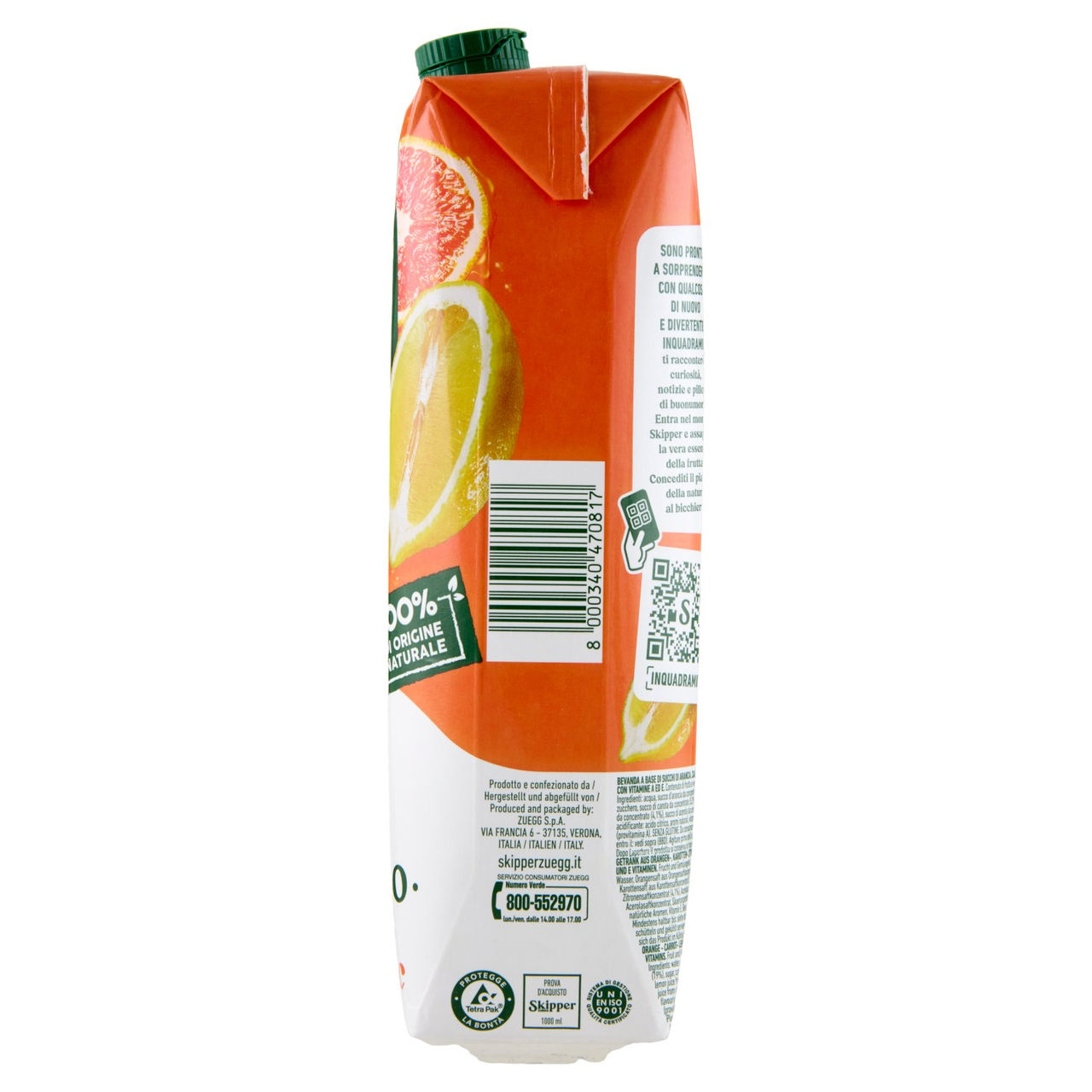 Zuegg Skipper ACE 1000 ml in vendita online