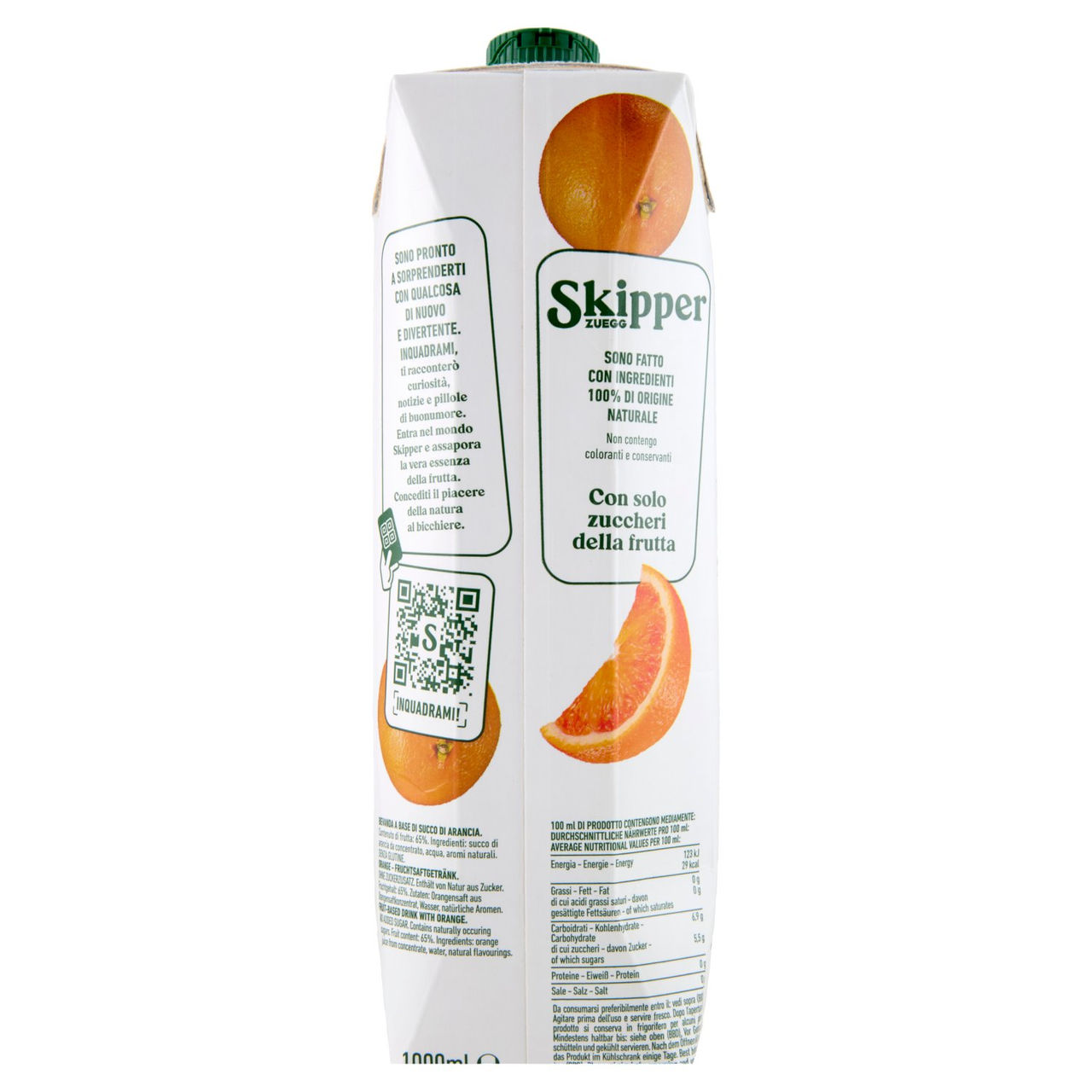 Zuegg Skipper Arancia 1000 ml in vendita online