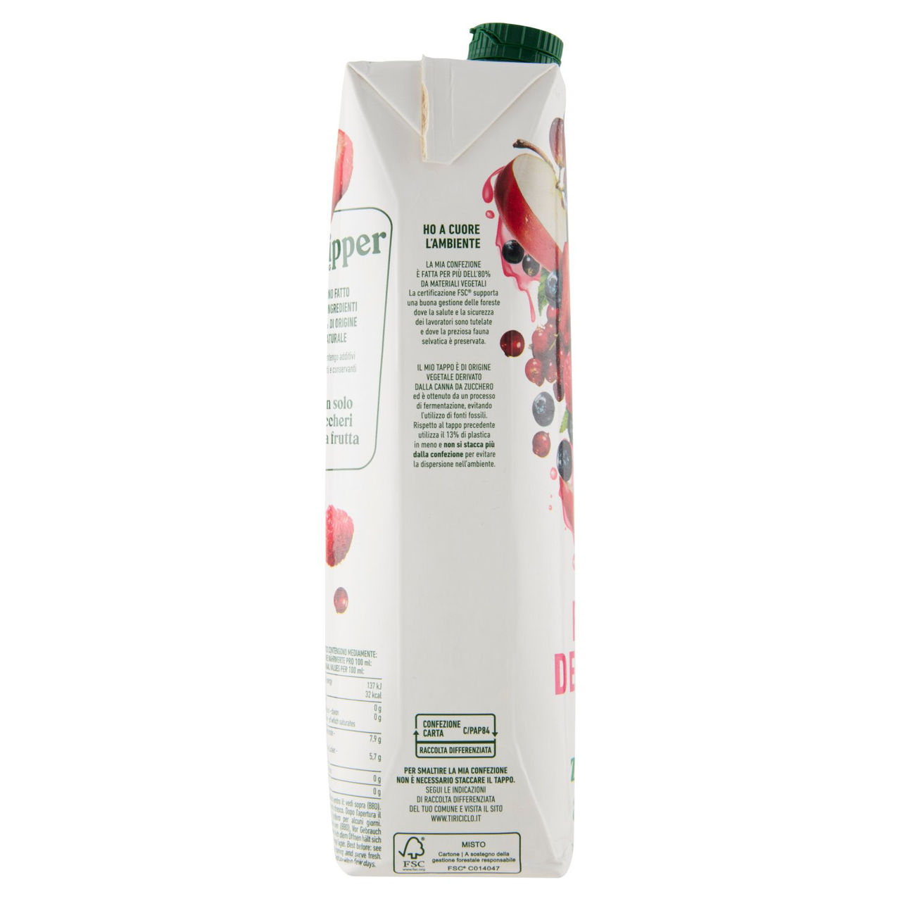 Zuegg Skipper No Zuccheri Aggiunti Frutti di Bosco